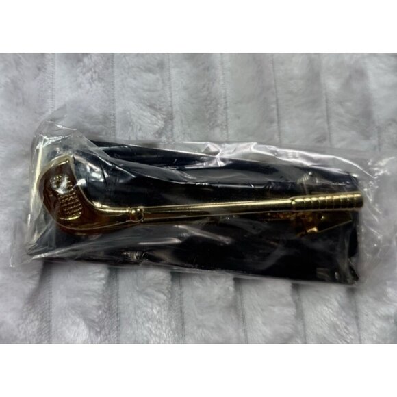 The Captain's Chest GOLD PLATED MEMO HOLDER Golf Club - Picture 1 of 3